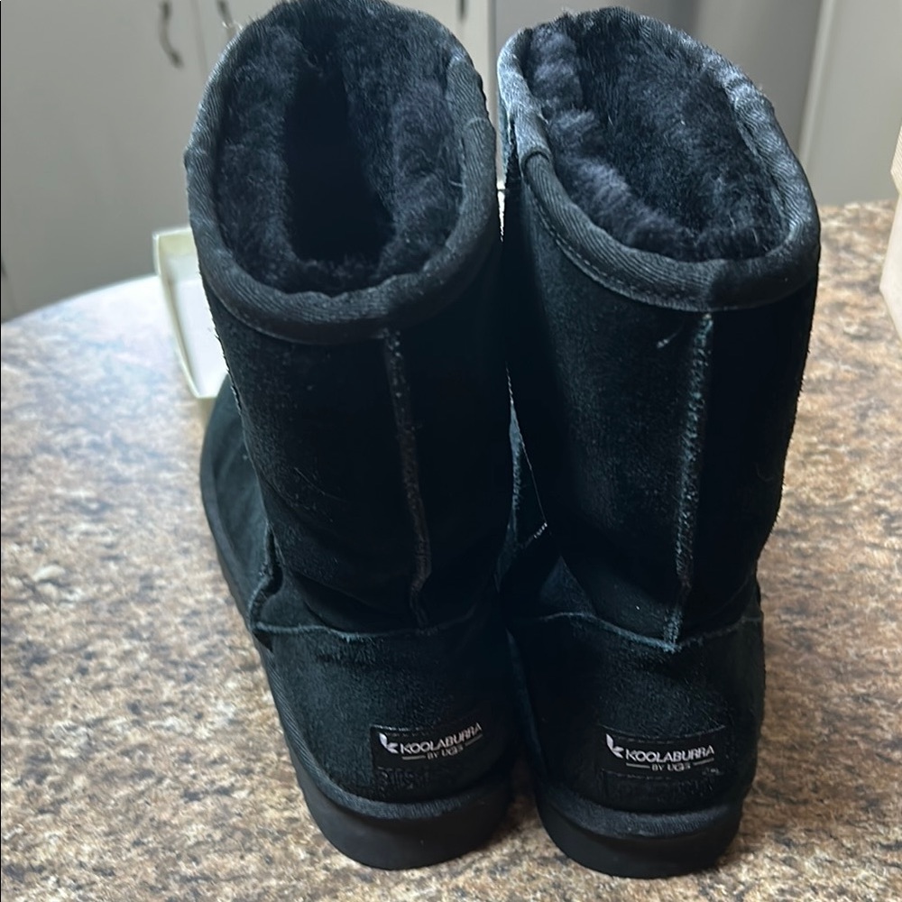 Koolaburra Black Shearling Boots